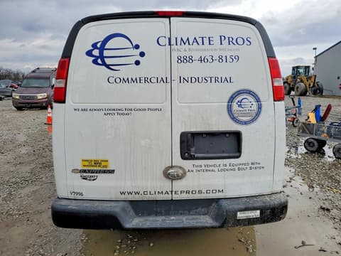 2020 Chevrolet Express G2500, VIN 1GCWGAFPXL1237996. Фото 6 з 6 з аукціону Copart. Каталог авто зі США OpenDataCar.