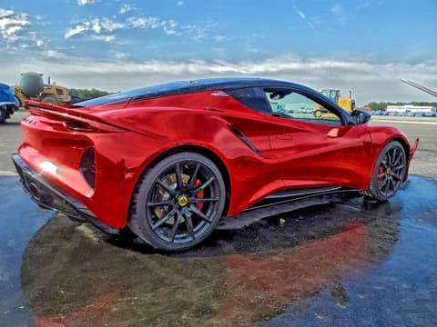 2025 Lotus Emira, VIN SCCLEJAX8SHB10932. Photo 3 of 6 from Copart auction. OpenDataCar US salvage catalog.