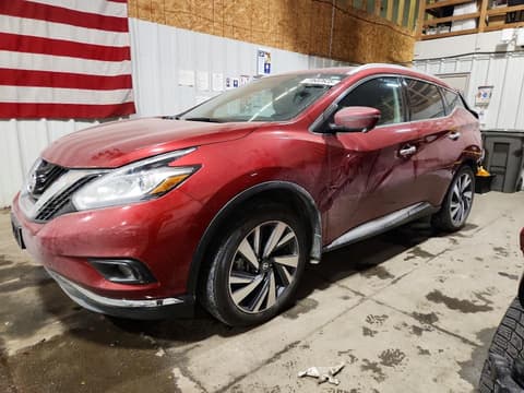 2017 Nissan Murano, VIN 5N1AZ2MH6HN118120. Фото 1 з 6 з аукціону Copart. Каталог авто зі США OpenDataCar.