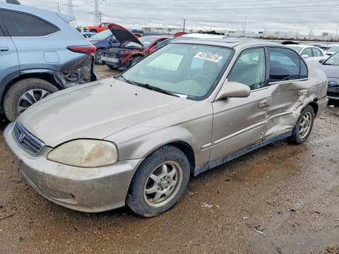 2000 Honda Civic, VIN 1HGEJ8644YL038001. Zdjęcie 1 z 6 z aukcji Copart. Katalog aut z USA OpenDataCar.