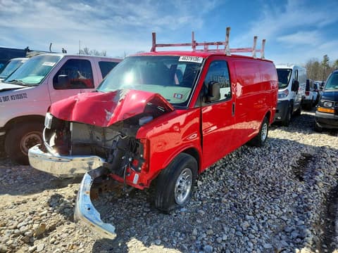 2015 Chevrolet Express 2500, VIN 1GCWGFCF5F1178286. Фото 1 з 6 з аукціону Copart. Каталог авто зі США OpenDataCar.