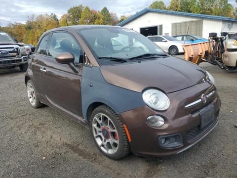 2014 Fiat 500, VIN 3C3CFFBR7ET184927. Фото 4 з 6 з аукціону Copart. Каталог авто зі США OpenDataCar.