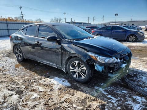 2022 Nissan Sentra, VIN 3N1AB8CVXNY304053. Фото 4 з 6 з аукціону Copart. Каталог авто зі США OpenDataCar.