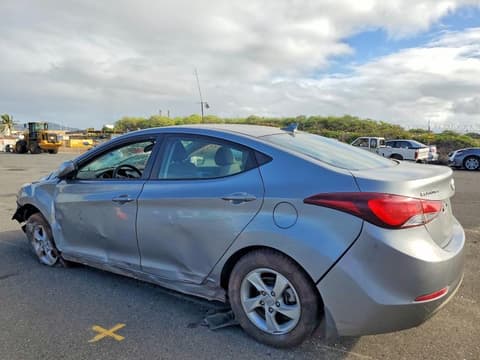 2014 Hyundai Elantra, VIN KMHDH4AE4EU206736. Фото 2 з 6 з аукціону Copart. Каталог авто зі США OpenDataCar.