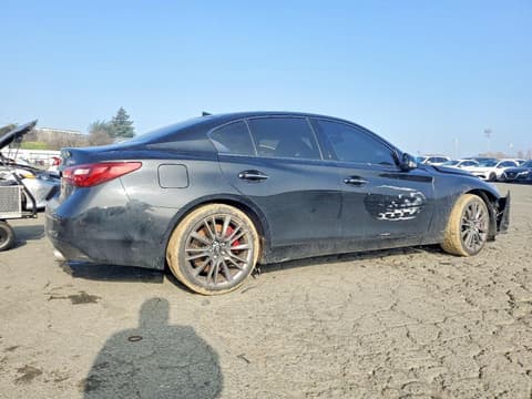 2021 Infiniti Q50, VIN JN1FV7DP6MM850356. Фото 3 з 6 з аукціону Copart. Каталог авто зі США OpenDataCar.