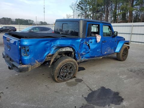 2021 Jeep Gladiator, VIN 1C6HJTAG7ML613600. Фото 3 з 6 з аукціону Copart. Каталог авто зі США OpenDataCar.