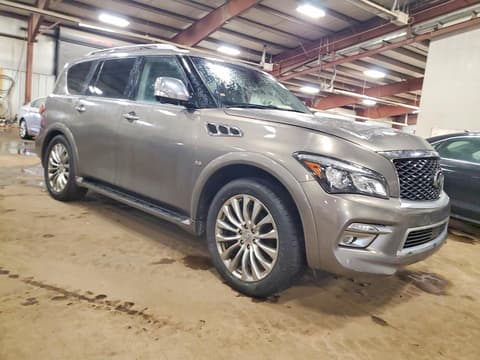 2016 Infiniti QX80, VIN JN8AZ2NEXG9125673. Фото 4 з 6 з аукціону Copart. Каталог авто зі США OpenDataCar.