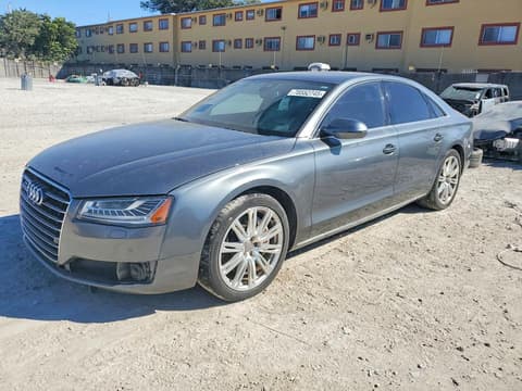 2015 Audi A8 Quattro, VIN WAUJGAFD9FN005299. Фото 1 з 6 з аукціону Copart. Каталог авто зі США OpenDataCar.