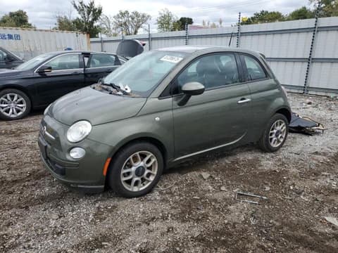 2015 Fiat 500, VIN 3C3CFFAR3FT625276. Фото 1 з 6 з аукціону Copart. Каталог авто зі США OpenDataCar.