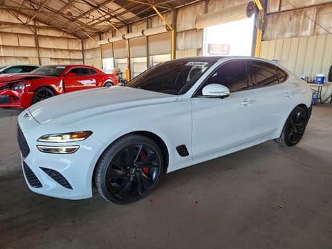 2022 Genesis G70, VIN KMTG54TE0NU095000. Photo 1 of 6 from Copart auction. OpenDataCar US salvage catalog.