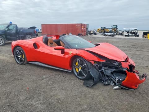 2024 Ferrari 296 Gts, VIN ZFF01SMA5R0310123. Photo 4 of 6 from Copart auction. OpenDataCar US salvage catalog.