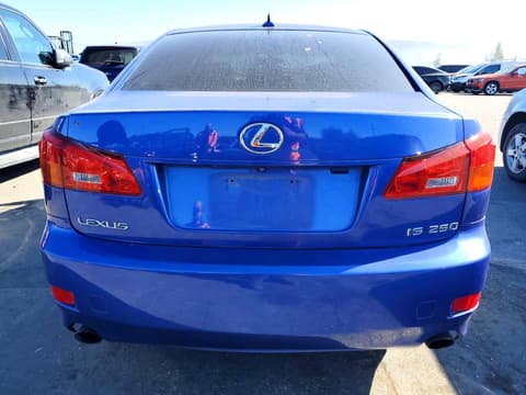 2007 Lexus IS 250, VIN JTHBK262072050790. Фото 6 з 6 з аукціону Copart. Каталог авто зі США OpenDataCar.