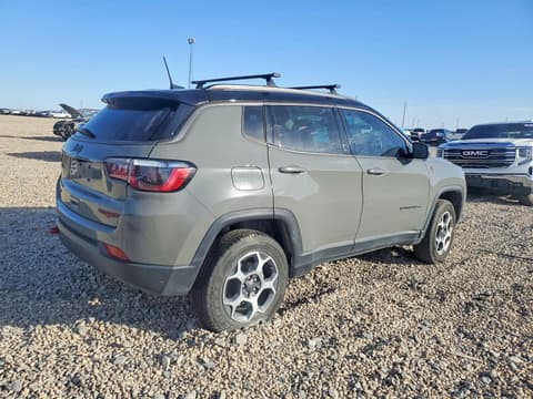 2022 Jeep Compass, VIN 3C4NJDDB0NT184503. Фото 3 з 6 з аукціону Copart. Каталог авто зі США OpenDataCar.