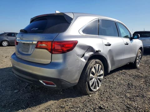 2016 Acura MDX, VIN 5FRYD3H47GB014231. Фото 3 з 6 з аукціону Copart. Каталог авто зі США OpenDataCar.