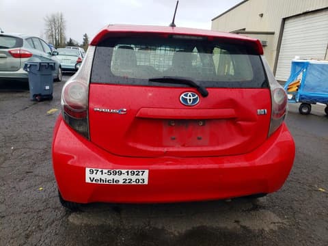 2013 Toyota Prius C, VIN JTDKDTB33D1548905. Фото 6 з 6 з аукціону Copart. Каталог авто зі США OpenDataCar.