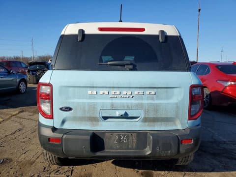 2025 Ford Bronco Sport, VIN 3FMCR9GN6SRE01236. Фото 6 з 6 з аукціону Copart. Каталог авто зі США OpenDataCar.