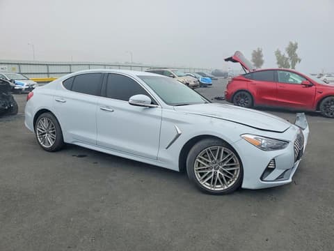 2021 Genesis G70, VIN KMTG64LA3MU075493. Photo 4 of 6 from Copart auction. OpenDataCar US salvage catalog.
