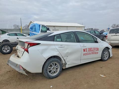 2022 Toyota Prius, VIN JTDKAMFU7N3157733. Фото 3 з 6 з аукціону Copart. Каталог авто зі США OpenDataCar.