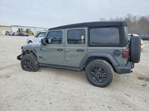 2022 Jeep Wrangler Unlimited, VIN 1C4HJXDM7NW112031. Фото 2 з 6 з аукціону Copart. Каталог авто зі США OpenDataCar.