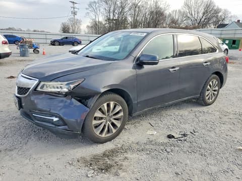 2016 Acura MDX, VIN 5FRYD4H40GB008650. Photo 1 of 6 from Copart auction. OpenDataCar US salvage catalog.