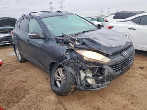 2013 Hyundai Tucson, VIN KM8JUCAC9DU618298. Фото 4 з 6 з аукціону Copart. Каталог авто зі США OpenDataCar.
