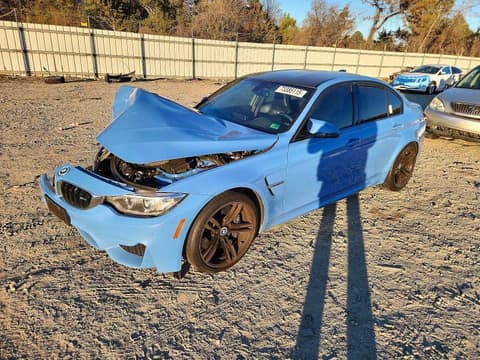 2016 Bmw M3, VIN WBS8M9C57G5D30231. Фото 1 з 6 з аукціону Copart. Каталог авто зі США OpenDataCar.