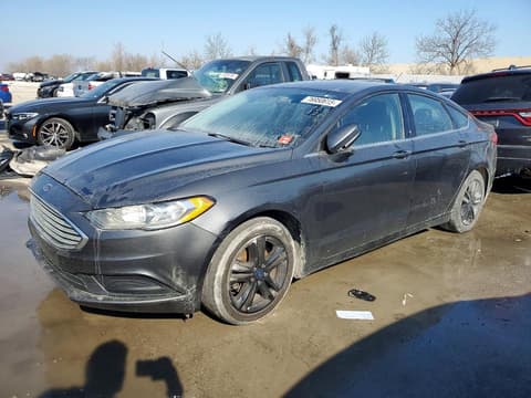 2018 Ford Fusion, VIN 3FA6P0HD6JR272797. Фото 1 из 6 с аукциона Copart. Каталог авто из США OpenDataCar.