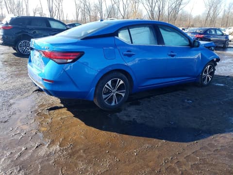 2021 Nissan Sentra, VIN 3N1AB8CV0MY302522. Фото 3 з 6 з аукціону Copart. Каталог авто зі США OpenDataCar.