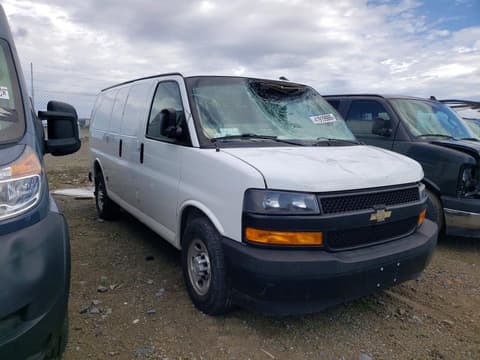 2018 Chevrolet Express G2500, VIN 1GCWGAFG7J1233837. Photo 4 of 6 from Copart auction. OpenDataCar US salvage catalog.