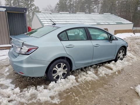 2013 Honda Civic Hybrid, VIN 19XFB4F29DE201302. Фото 3 з 6 з аукціону Copart. Каталог авто зі США OpenDataCar.