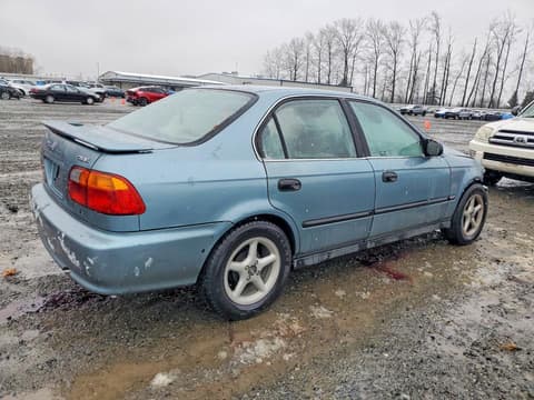 2000 Honda Civic, VIN 2HGEJ6675YH581207. Фото 3 з 6 з аукціону Copart. Каталог авто зі США OpenDataCar.