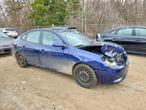 2007 Hyundai Elantra, VIN KMHDU46D27U073232. Фото 4 з 6 з аукціону Copart. Каталог авто зі США OpenDataCar.