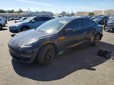 2022 Tesla Model 3, VIN 5YJ3E1EB4NF257010. Фото 1 з 6 з аукціону Copart. Каталог авто зі США OpenDataCar.