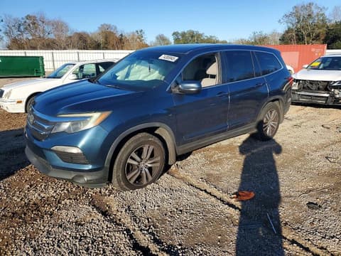 2016 Honda Pilot, VIN 5FNYF5H43GB024603. Фото 1 з 6 з аукціону Copart. Каталог авто зі США OpenDataCar.