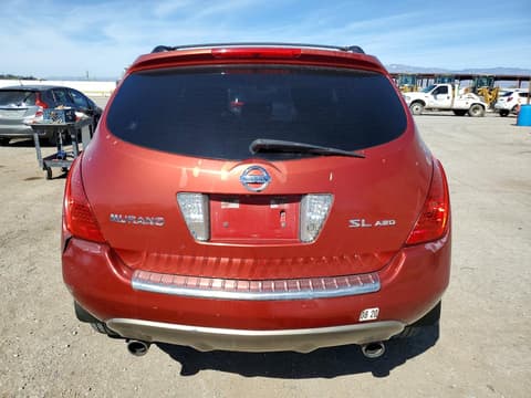 2007 Nissan Murano, VIN JN8AZ08W97W644417. Zdjęcie 6 z 6 z aukcji Copart. Katalog aut z USA OpenDataCar.