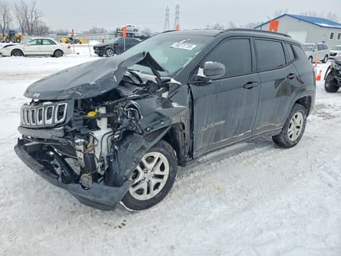 2018 Jeep Compass, VIN 3C4NJDAB5JT113697. Фото 1 из 6 с аукциона Copart. Каталог авто из США OpenDataCar.