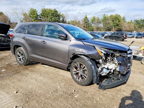 2017 Toyota Highlander, VIN 5TDZARFH9HS024649. Фото 4 з 6 з аукціону Copart. Каталог авто зі США OpenDataCar.