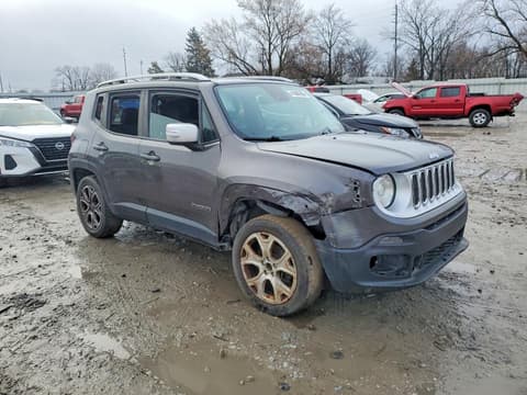 2017 Jeep Renegade, VIN ZACCJBDB3HPG63862. Фото 4 из 6 с аукциона Copart. Каталог авто из США OpenDataCar.