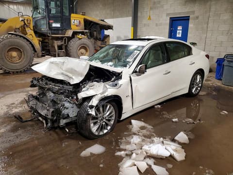 2019 Infiniti Q50, VIN JN1EV7AR5KM555375. Фото 1 з 6 з аукціону Copart. Каталог авто зі США OpenDataCar.