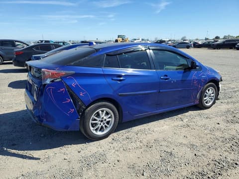2018 Toyota Prius, VIN JTDKBRFU5J3590388. Фото 3 з 6 з аукціону Copart. Каталог авто зі США OpenDataCar.