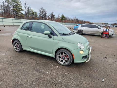 2013 Fiat 500, VIN 3C3CFFBR7DT745335. Фото 4 з 6 з аукціону Copart. Каталог авто зі США OpenDataCar.