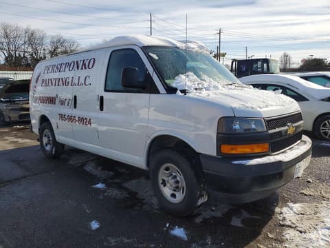 2020 Chevrolet Express 2500, VIN 1GCWGAFP6L1271840. Фото 4 з 6 з аукціону Copart. Каталог авто зі США OpenDataCar.