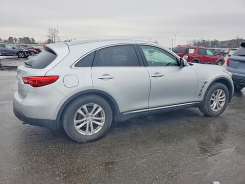2017 Infiniti QX70, VIN JN8CS1MW8HM414454. Фото 3 из 6 с аукциона Copart. Каталог авто из США OpenDataCar.