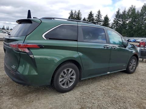 2021 Toyota Sienna, VIN 5TDJRKEC0MS066379. Фото 3 з 6 з аукціону Copart. Каталог авто зі США OpenDataCar.