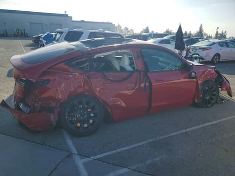 2021 Tesla Model Y, VIN 5YJYGDEE7MF282705. Фото 3 з 6 з аукціону Copart. Каталог авто зі США OpenDataCar.