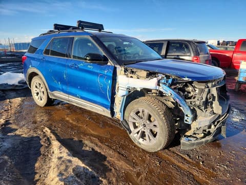 2022 Ford Explorer, VIN 1FMSK8DH3NGB93613. Фото 4 з 6 з аукціону Copart. Каталог авто зі США OpenDataCar.