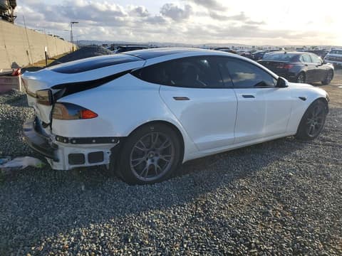 2021 Tesla Model S, VIN 5YJSA1E52MF452345. Zdjęcie 3 z 6 z aukcji Copart. Katalog aut z USA OpenDataCar.