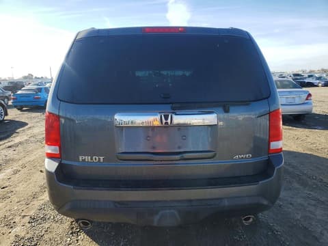 2012 Honda Pilot, VIN 5FNYF4H72CB013929. Фото 6 из 6 с аукциона Copart. Каталог авто из США OpenDataCar.