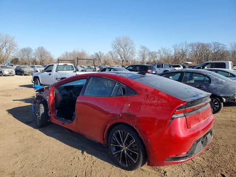 2024 Toyota Prius, VIN JTDADABU6R3012955. Фото 2 з 6 з аукціону Copart. Каталог авто зі США OpenDataCar.