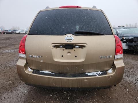 2004 Nissan Quest, VIN 5N1BV28U24N339036. Photo 6 of 6 from Copart auction. OpenDataCar US salvage catalog.